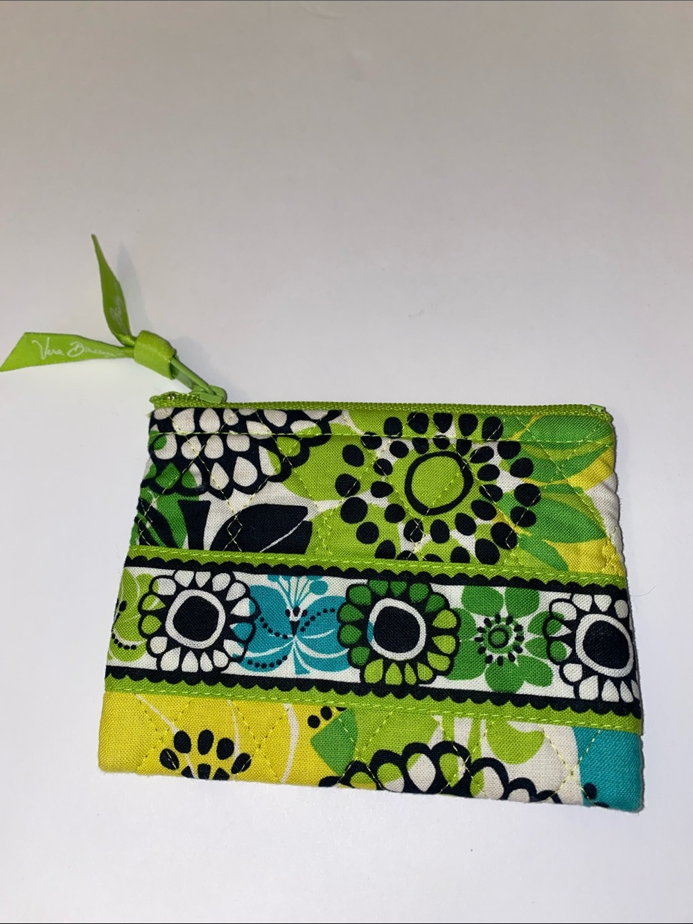 Vera Bradley Limes Up Mini Coin Purse Bag